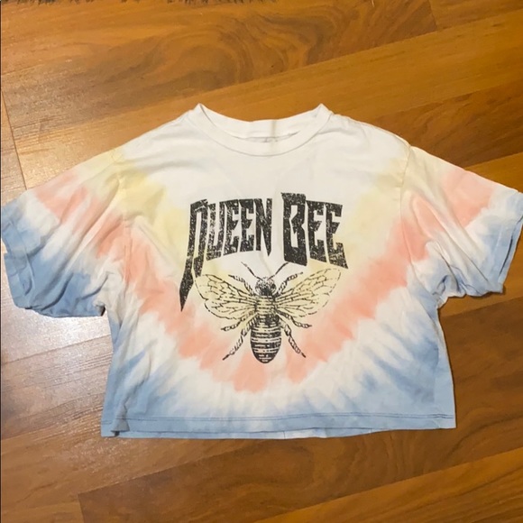 Tie dye cropped Garage tshirt - Picture 2 of 3